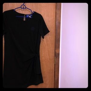 Black Knotted Dress (short)